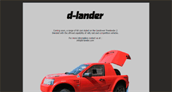 Desktop Screenshot of d-lander.com